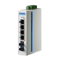 研華EKI-5525MI-ST 1光4電百兆ProView(組態(tài))系列工業(yè)以太網(wǎng)交換機（包含單模/多模、SC/ST接口）