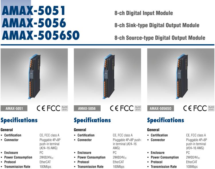 研華AMAX-5051 8路數(shù)字量輸入模塊，源或漏型（插片式）