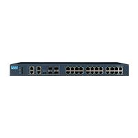 研華EKI-2428G-4CI 24GE+4G組合非托管以太網(wǎng)交換機(jī)，19“機(jī)架式，-40~75℃