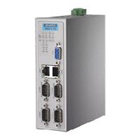 研華UNO-1110 導(dǎo)軌安裝型工業(yè)控制器，搭配TI Coretex AM3505 處理器，2×LAN，5×COM，4×USB，1 GB SD卡