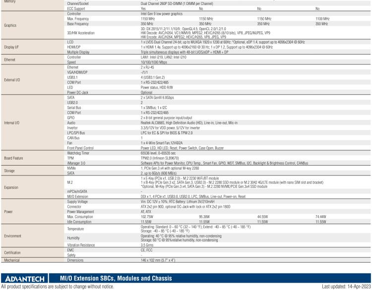 研華MIO-5393 第九代Intel 高性能筆記本CPU 3.5寸小尺寸嵌入式單板，性能提升25%，TDP 45W/25W，支持DDR4 64GB內(nèi)存，2LAN, 4USB 3.1，M.2 2280 Key支持NVMe，-40-85℃寬溫