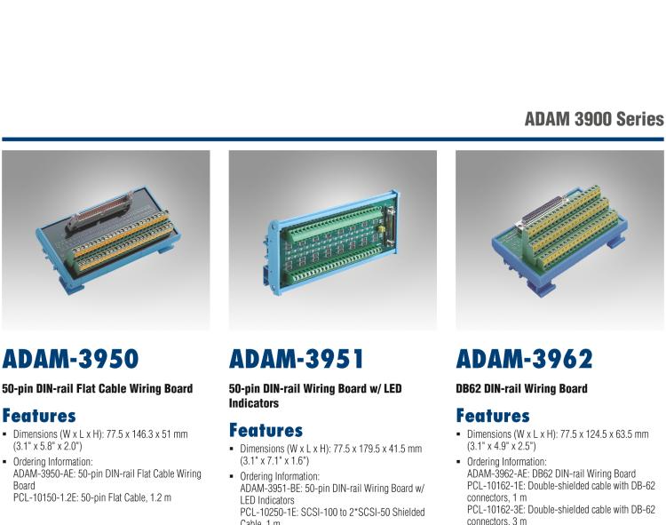 研華ADAM-3925 DB-25接線端子，DIN導(dǎo)軌支架