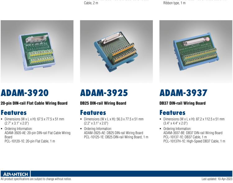 研華ADAM-39100 SCSI-100接線端子，DIN導軌支架