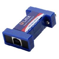 研華BB-232USB9M-LS ULI-321DK USB 2.0到RS-232轉(zhuǎn)換器，DB9公頭 端口號鎖定